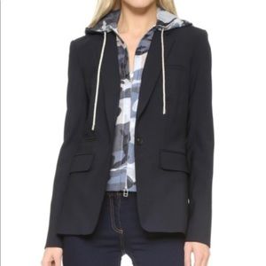 Veronica Beard Camo Hoody Dickey